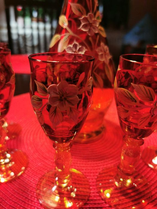 Сервиз BOHEMIA рисуван кристал