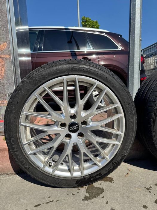 Jante originale Audi R19 + Anvelope Vara Kumho Ecsta PS71