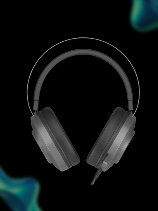 Проводные игровые наушники с RGB-подсветкой