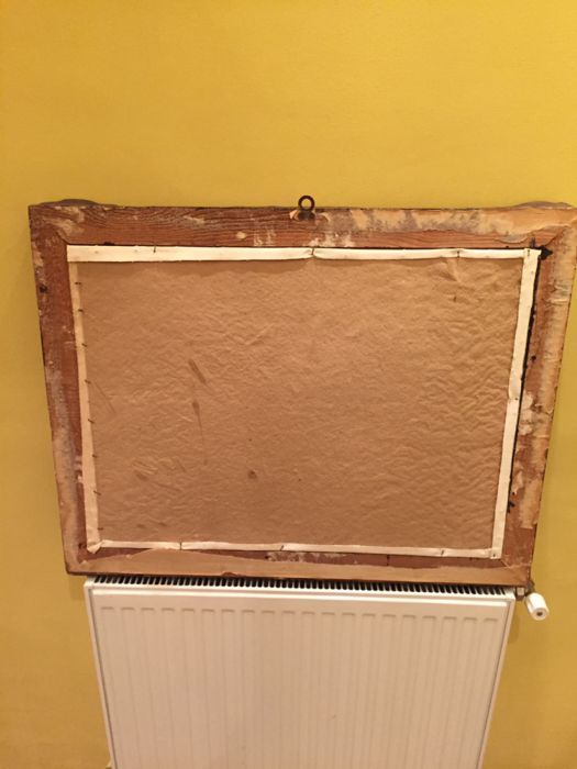 Tablou/pictura vechi/antic - impecabil