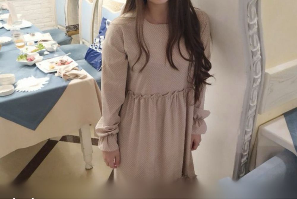 Платье из вискозы , М-L , не мнется и легкое