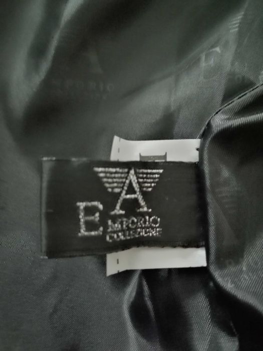 REDUS 600.Geaca piele ecologica EMPORIO ARMANI, marimea L, pt barbati