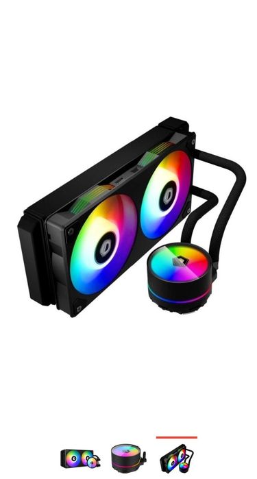 Idcooling  кулер для процессора  водяное охлаждение для процессора rgb