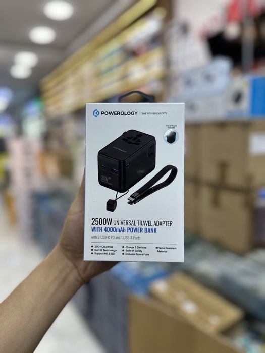 Travel adapter универсальная зарядка 20w 45w 75w power bank
