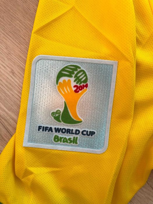 Tricou de fotbal Neymar Brazilia 2014 World Cup