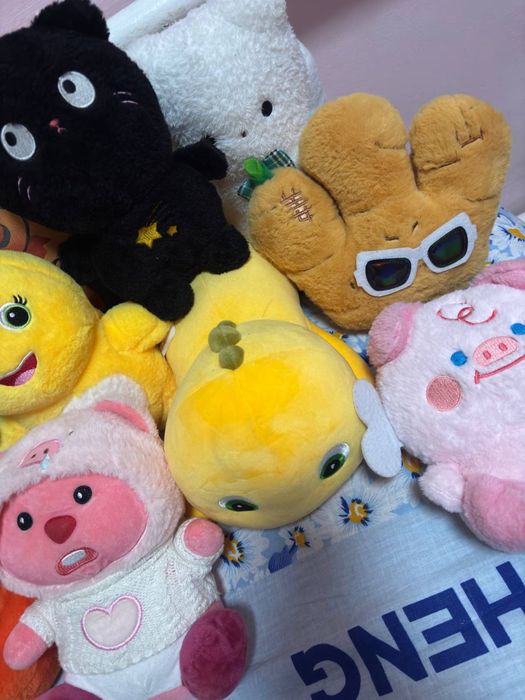 Мягкие разные игрушки