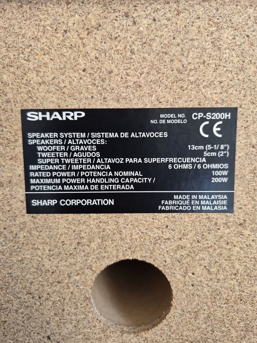 Vând sistem Sharp CD-SW200H