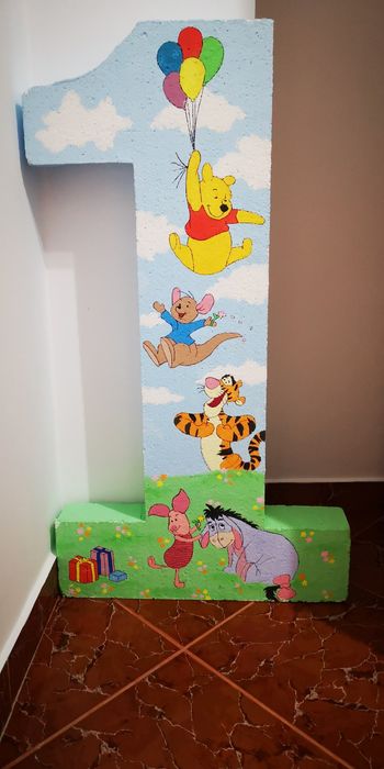 Cifra aniversara 1 din polistiren