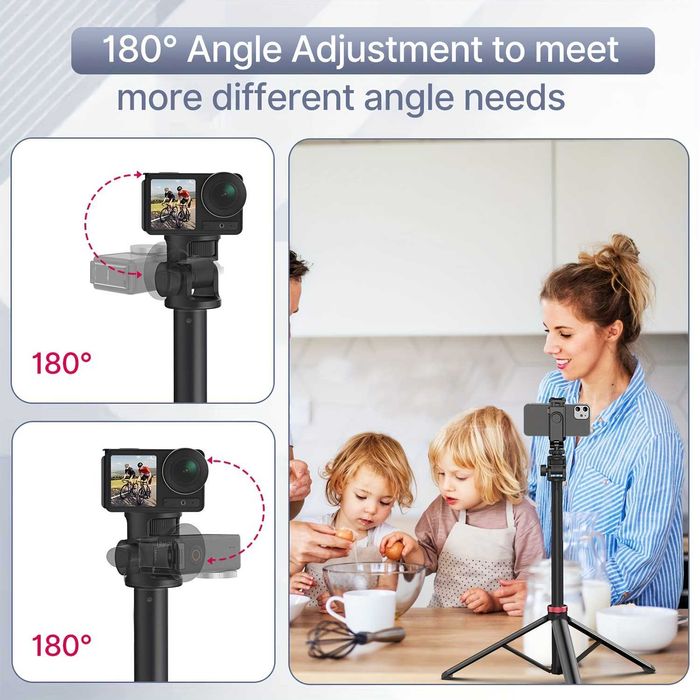 Selfie stick stativ / trepied foto video - stand portabil, pliabil
