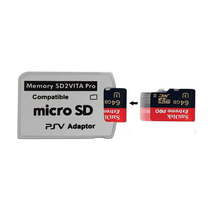 Adaptor SD2Vita MicroSd la Ps Vita PsVita Ultima Versiune