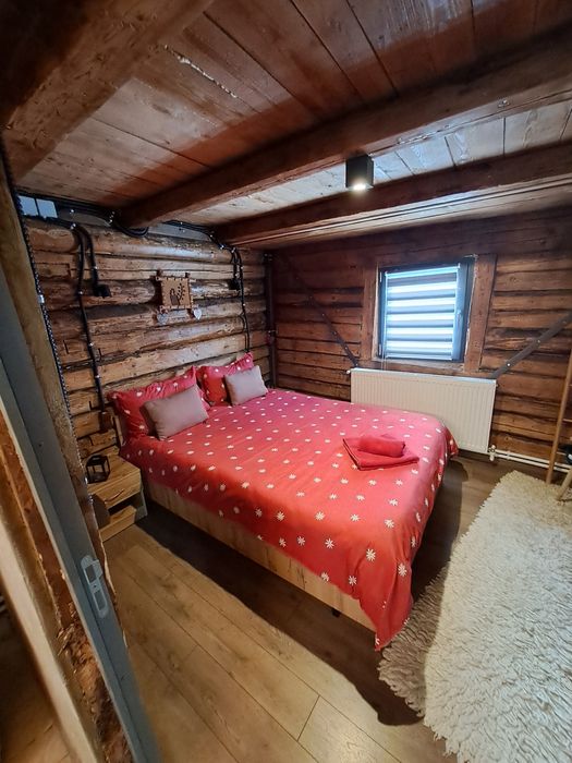 Cabana   în  Mtii Parâng . Zona Rusu