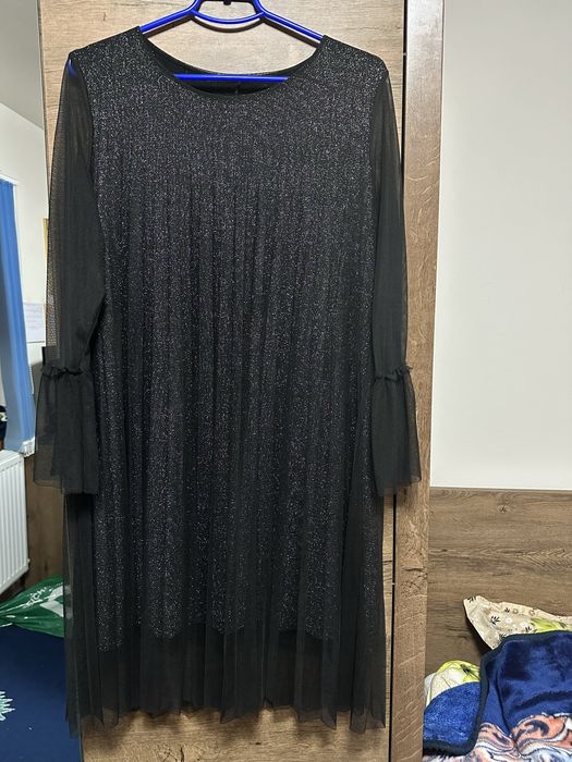 Rochie din voal, neagră