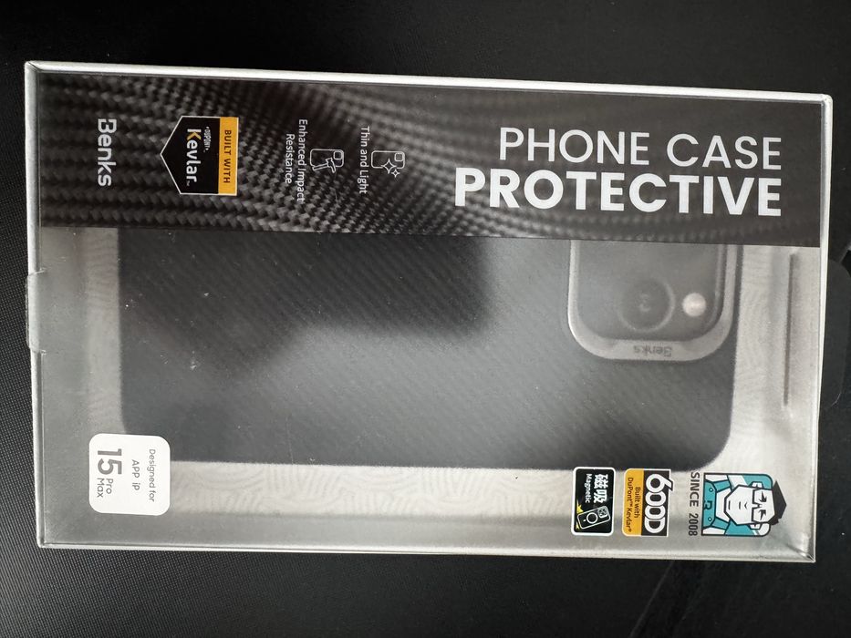 Husă originală Benks Kevlar pentru IPhone 15 pro Max