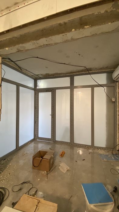 Алюминиевая витраж окно дверь