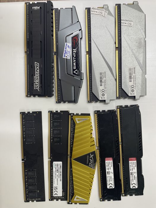 ОЗУ на ПК DDR4  - 8, 16, 32Gb
