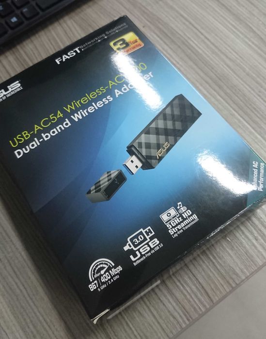 Adaptor wireless ASUS USB-AC54, AC1300, MIMO, Dual-Band