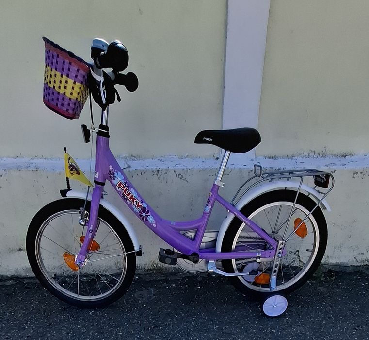 Bicicletă de copii PUKY cadru din aluminiu pe 18 inchi