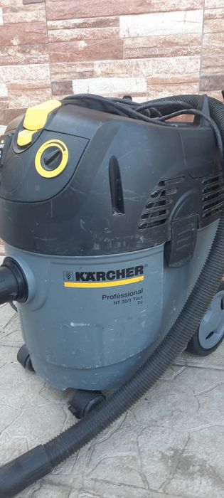 Прахосмукачка  Karcher  nt35/1 Tact Тупалка Сухо Строителство Почиства