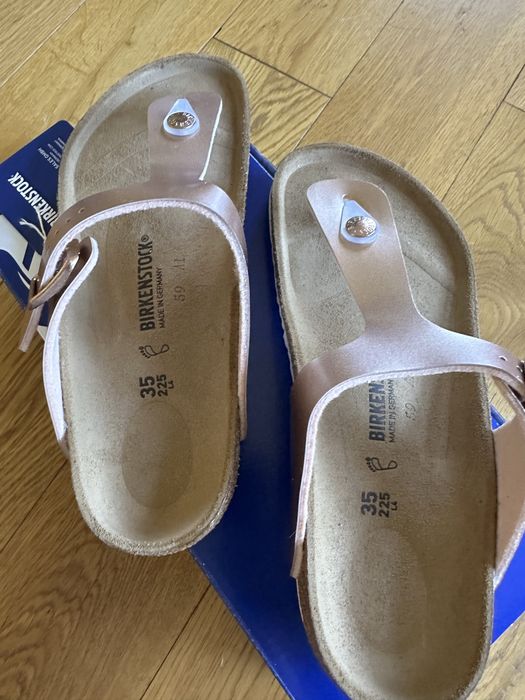 Birkenstock Gizeh rose gold 35