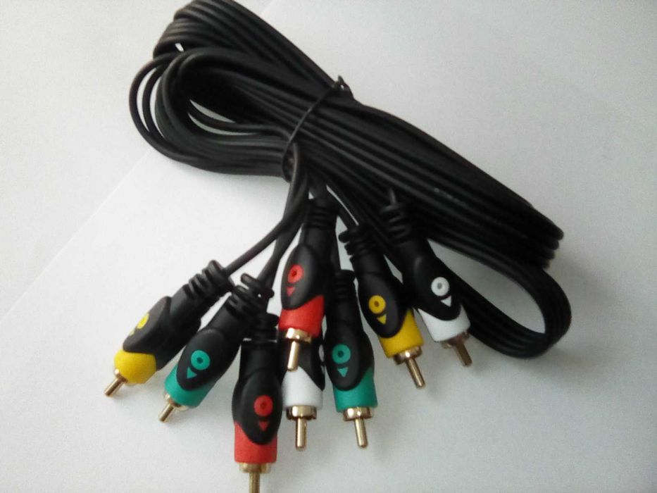 Cablu audio video, RCA tata 4 buc - RCA tata 4 buc