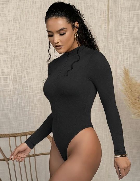 Body damă nou, cu fermoar, mulat, mărimea S