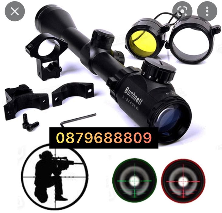 Чисто нова ОПТИКА 3-9х40E Bushnell / оптика за пушка / мерник / прицел
