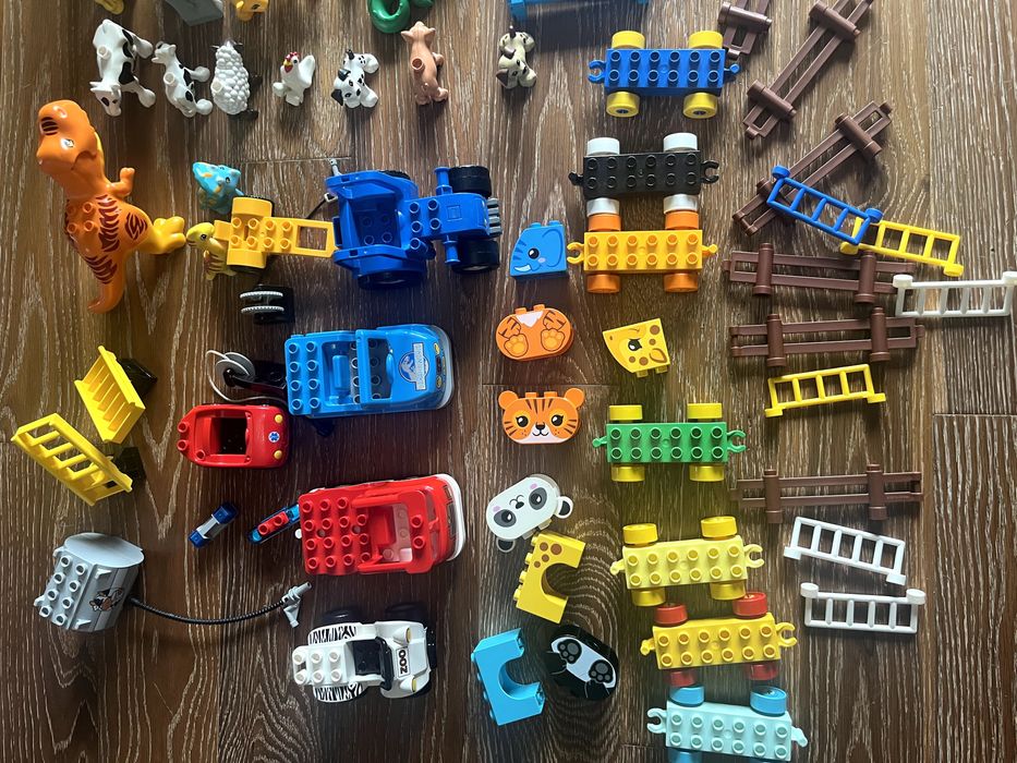 LEGO DUPLO – 2,5+ кг, Jurassic, ферма, пожарна, зоопарк, Мини Маус