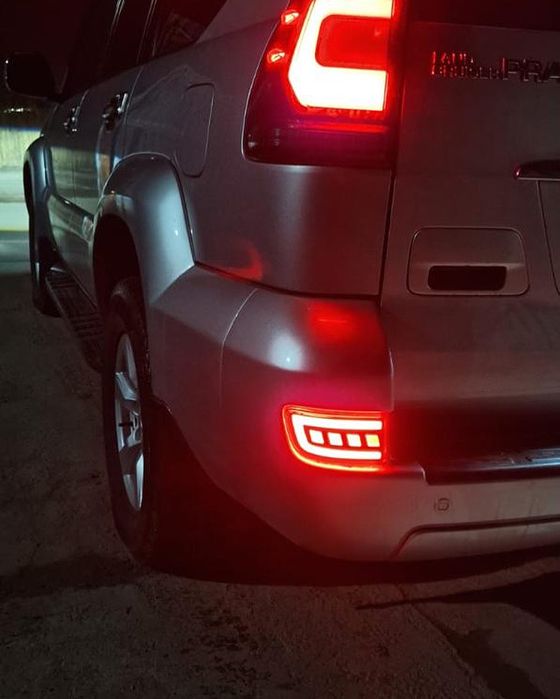 Задние Led противотуманки Prado 120