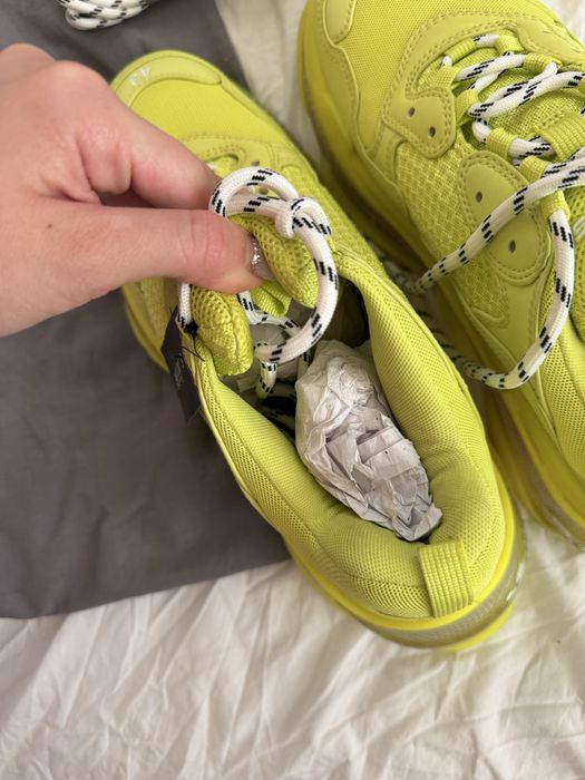 Balenciaga Triple S Neon Yellow