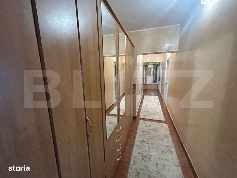 Apartament de inchiriat 3 camere, decomandat, 65 mp, zona Cetate