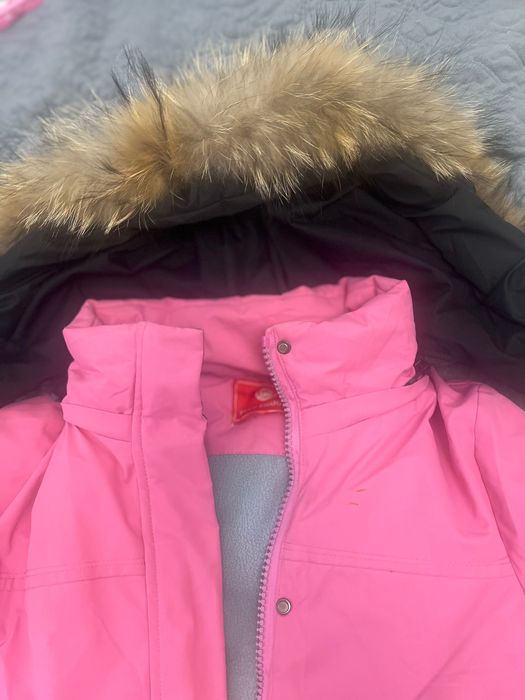 Пальто пуховик для девочки