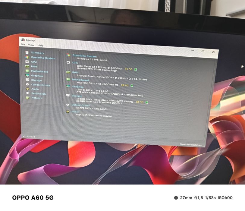 Workstation Fujitsu Siemens W530 (i5)