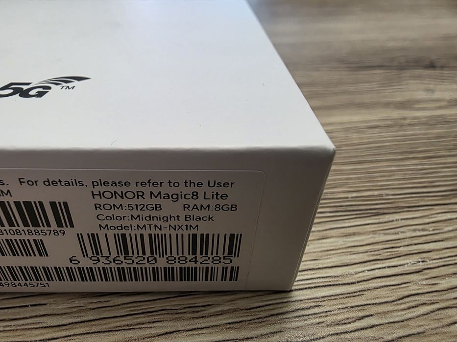 Honor Magic 8 Lite 512gb черен