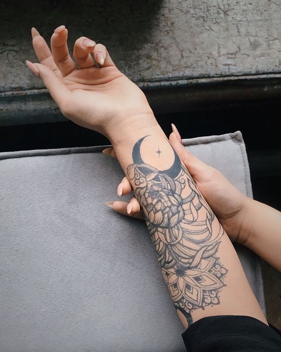 временное тату рисунки хной и jaguagel