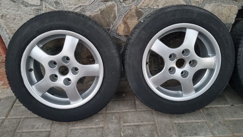 Jante Borbet R15 5x120 cu anvelope vară 185/65R15