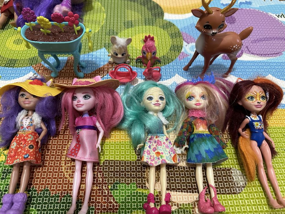 Продам куклы Barbie,  Enchantimals, Aver after High, Mulan, Winx