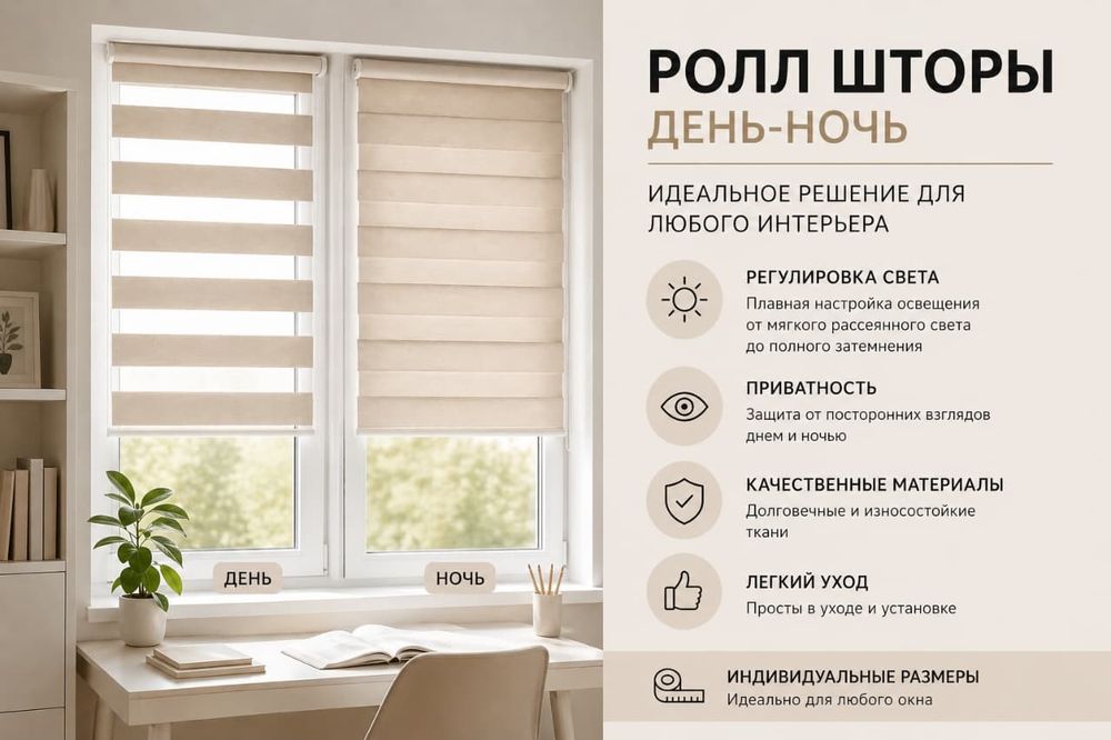 Ролл шторы жалюзи