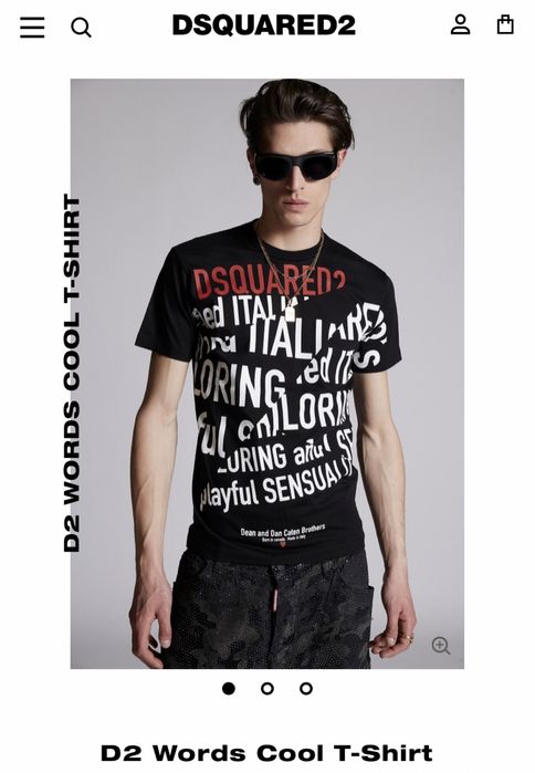 Мъжка тениска DSQ2