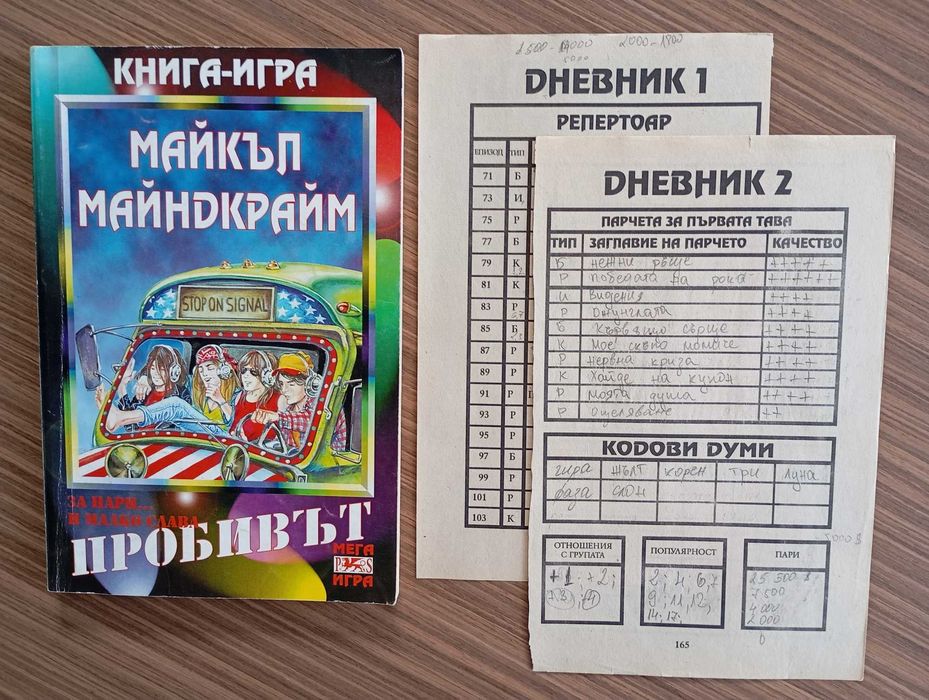 Колекция книги игри от 90те