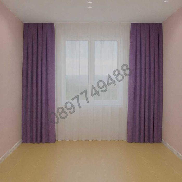 Комплект завеси + перде