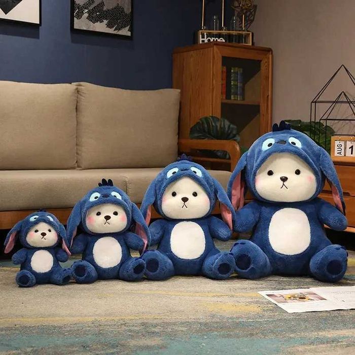 Голямо плюшено мече Стич, Трансформираща плюшена играчка 70см