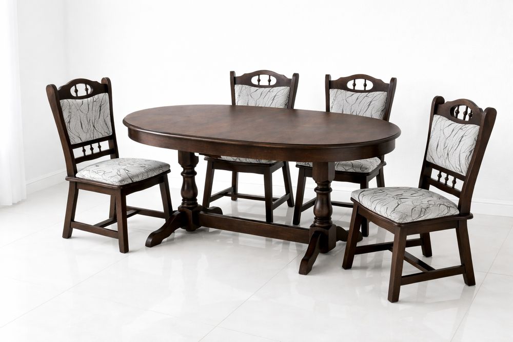 Vand Masa cu  scaune patru buc