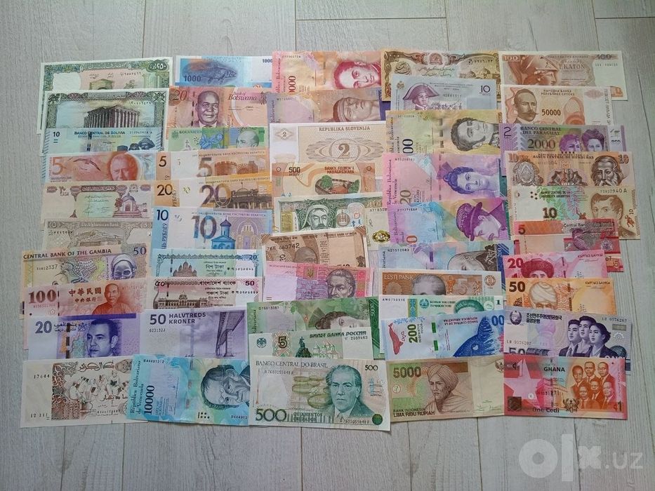 Продаётся коллекция банкнот (купюр)