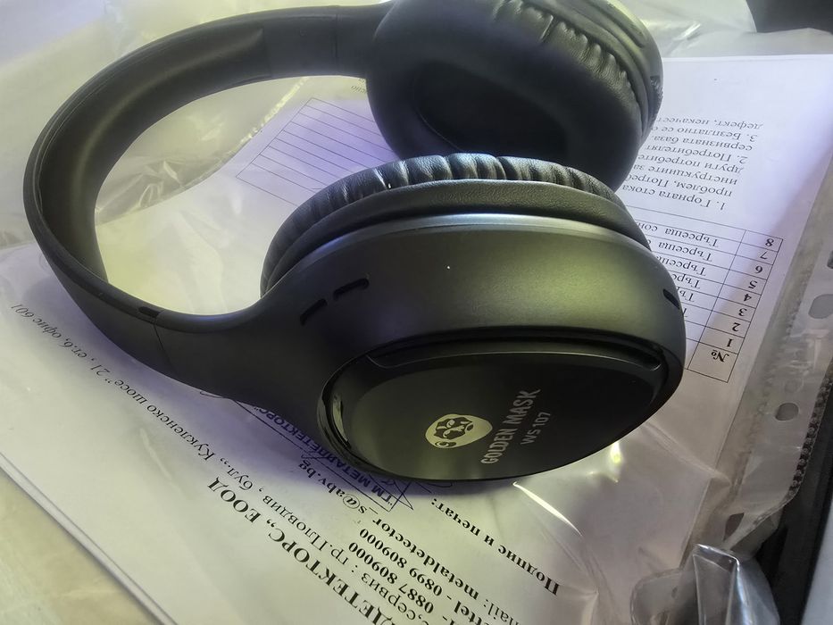 Слушалки golden mask