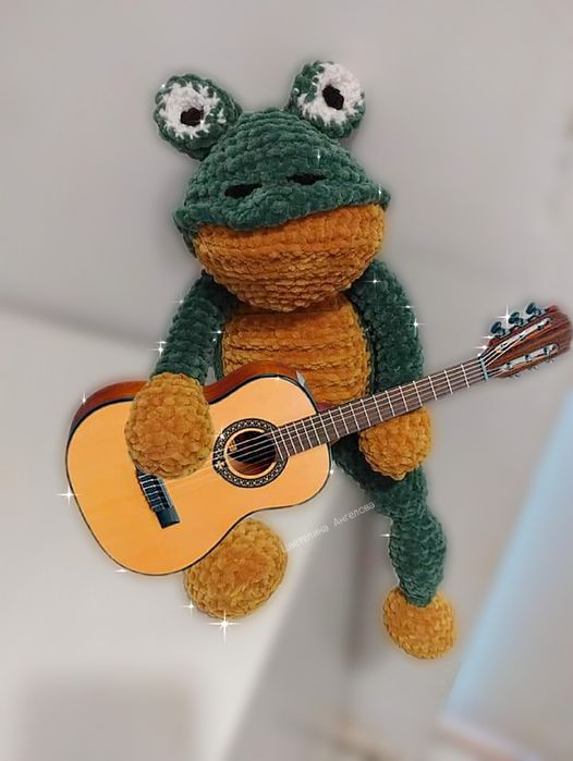 Плюшена играчка - Васко жабата