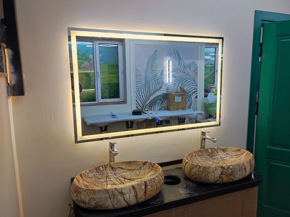 Ромбик Rombik Зеркила,Oyna kesish o'rnatish xizmati.Витрина Стеклом