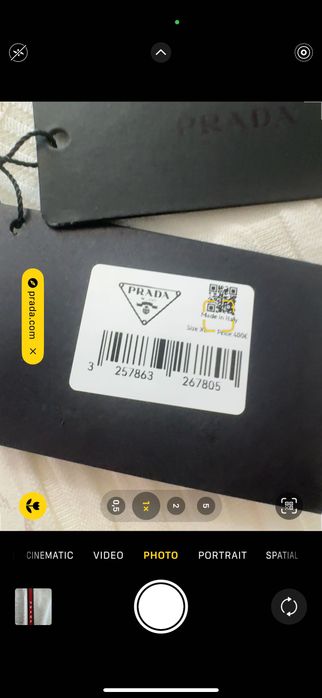 Prada-Оригинална нова мъжка тениска ХЛ