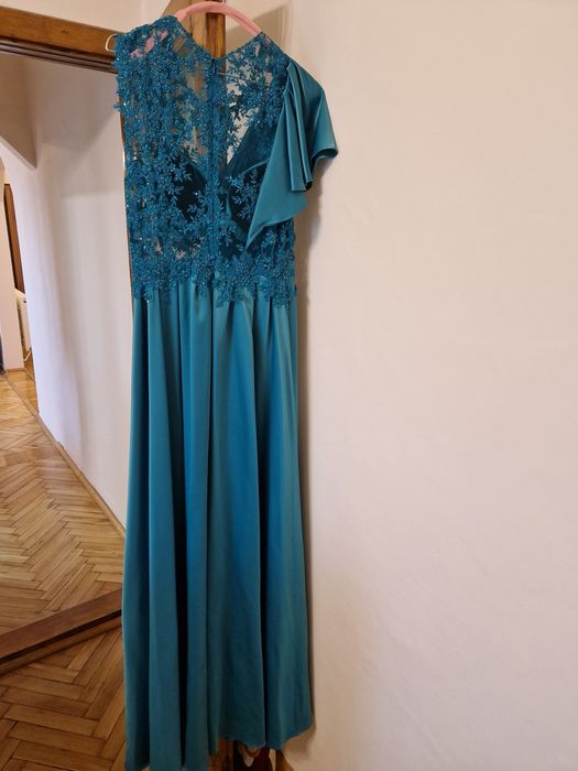 Rochie eleganta turcoaz