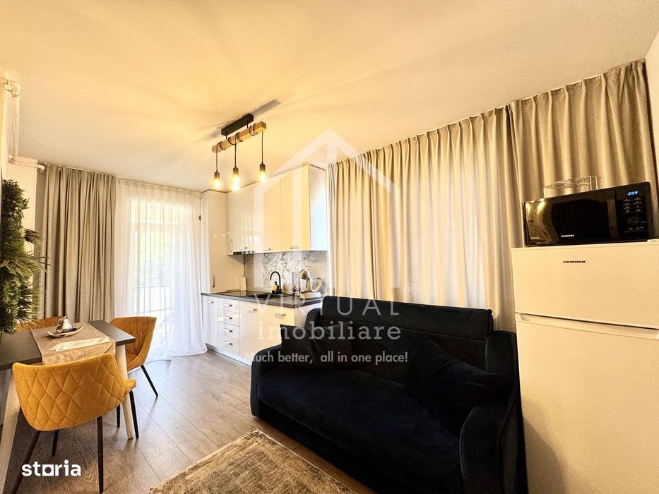Apartament 2 camere, mobilat si utilat modern - 32,70 mp + balcon
