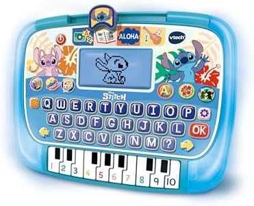 Нов VTech Stitch интерактивен таблет за учене игра 6+ активности деца
